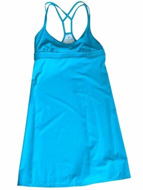 Athleta Turquoise Strappy Performance Tank
